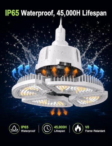 RDJ Bouns 80W LED Grow Light Bulb for Indoor Plants, Hanging, Full Spectrum - Image 6