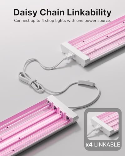 Sunco 2 Pack 4FT Full Spectrum LED Grow Lights, 80W, Super Bright - Image 6