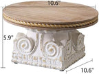 SOFE Rustic 6 Inch Tall Pedestal Stands, Wooden Display Riser - Image 2