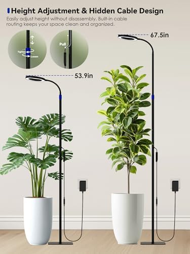GLOWRIUM Smart Grow Light for Indoor Plants, Full Spectrum LED Plant Light - Image 3