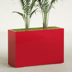 Greenline Alice Tall Rectangular Fiberglass Planter, Outdoor Planter Box - Image 2