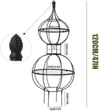47" Obelisk Trellis for Climbing Plants - Support for Roses & Vines - Image 2