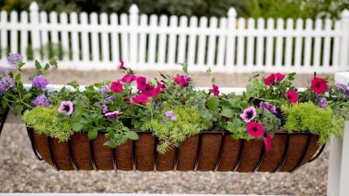 72 in Window Hayrack Steel Window Box (sectional) PVC Coated Black - Image 6