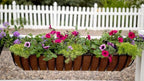 24in Steel Window Hayrack Planter PVC Coated Black 24in x 8in x 8in - Image 6