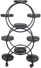 6 Tier Metal Plant Stand Indoor/Outdoor Multiple Flower Pot Holder - Image 2