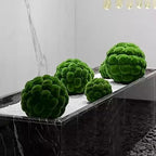 Artificial Moss Balls, Simulation Green Plants Ball, Handmade Sphere Moss Hanging Balls for Home Garden Decors Party Wedding Display (Color : Green, Size : Diameter: 30cm/11.81in) - Image 7
