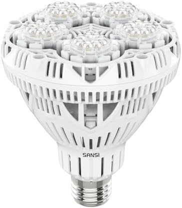 SANSI Grow Light Bulbs for Indoor Plants, 24W Full Spectrum 4000K Daylight by SANSI