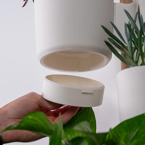 Rail Planter Mounting System, The Rail, Vertical Rail Planter Pot, Vertical Planter, Wall Hanging Planter, Vertical Garden with Hidden Rotatable Drip Trays (Complete Kit) - Image 6