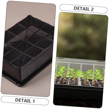 Seed Starter Tray with Plant Humidity Dome Seedling Growing Tray Set for Indoor Gardening for Seed Planting and Nursery Use - Image 3