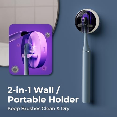 Oday Sonic Electric Toothbrush for Adults with Wall Mounted UV Cleaner - Image 2