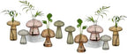 Glasseam Plant Propagation Station, 10 Pcs Mushroom Glass Vases for Flowers by Glasseam