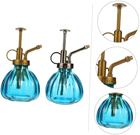 BESPORTBLE 2Pcs Vintage Glass Bottle Transparent Watering Can for for Gardening Misting Leaves and Cleaning Includes Nozzles - Image 4