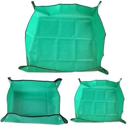Repotting Mat 3pcs Planting Mat Gardening Potting Pad Foldable Garden Plant Flower Succulent Bonsai Transplanting Waterproof Mats 50/75/100cm(50x75cm) by Unknown