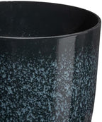 Glitzhome 16.75" H Garden Tall Planter Pots,Set of 2 Modern Round Tall Planter with Drainage Holes,PE and Stone Faux Ceramic Large Flower Pots for Outdoor Indoor,Ceramic Gradient Turquoise - Image 4