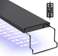 hygger Aquarium LED Light Fish Tank Full Spectrum Lighting with 24/7 Day-Night Cycle Mode & Auto On/Off Timer, Adjustable Brightness, 7 Colors Options, Extendable Bracket for 18~24inch by hygger