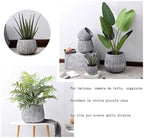 Flowerpot, Fibreglass Flower Pot with Drainage Holes for Indoor and Outdoor Large Calibre - Image 3