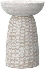 SIMPLIHOME Boyd 13" Wide Solid Wood Round End Table in White Wash - Image 5