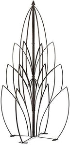 H Potter Lotus Bud Iron Obelisk Trellis for Climbing Plants, 69” Heavy Duty Garden Support with Ground Stakes, Outdoor Yard Art for Roses, Clematis, Patio & Courtyard - Image 6