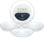 Royal Imports Clear Plant Saucer, Floral Plastic Plates Plant Tray 11" 6pk by RoyalImports