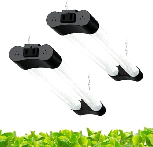 Hlite LED Grow Light 16 inch, Hanging Full Spectrum Linkable 2 Pack by Hlite