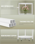 Hzuaneri Corner Shelf Stand 5-Tier Corner Bookshelf Storage Standing Shelf - Image 3