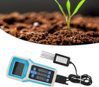 Soil Tester, 7-in-1 Soil pH Meter Kit with Moisture, Temperature, Conductivity, Nitrogen, Phosphorus and PH Test, LCD Display Soil Moisture Meter with Carry Box for ​Petrochemical, Agriculture, etc - Image 6
