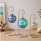 Christmas Ornament Stands Set of 20, Silver Chrome Metal Ornament Display Holders, 7 Inch Tabletop Hangers for Christmas Ornaments, Air Plant Terrariums, Holiday Crafts, Collectibles & Decorative Keepsakes - Image 5