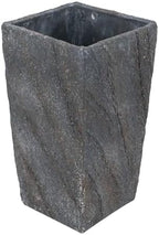 Cement Planter, 18.1 Inch Tall, Antique Gray - Image 2