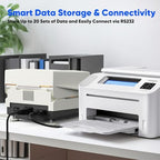 Halogen Moisture Balance with 110g-1mg Accuracy Rapid Heating & Drying (40-160°c) Moisture Analyzer for Accurate Weighing and Moisture Determination in Food, Plants, Chemicals, and Building Materials - Image 6