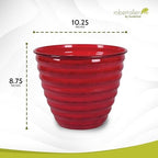 Headwind Robert Allen Ironstone Decorative Planter Avondale Classic Collection, Autumn Blaze, 10-Inch - Image 2