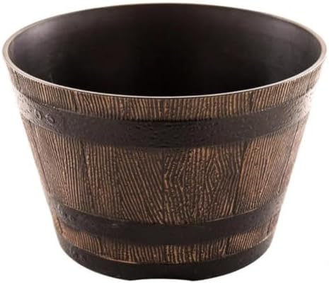 Thick Resin Flower Pot 9in for Indoor Decor - Image 3