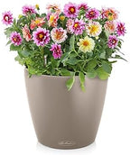 Lechuza Classico Color 35 Sand Brown, Self-Watering Round Planter, D13.8 H11.8 in - Image 2