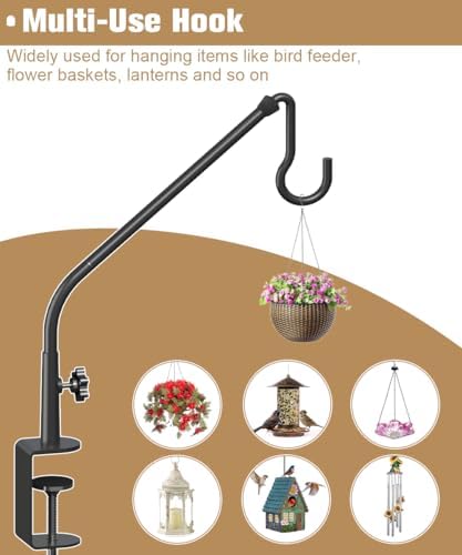 20 Inch Extended Reach Deck Hook Hanger for Railing, 2 Pack - Image 7