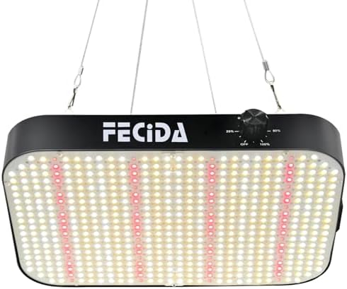 FECiDA Dimmable LED Grow Tent Light for 1x2 ft Coverage by FECiDAGrowLight