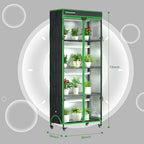 Indoor Greenhouse Kit with Grow Lights & Cover, 36"W x 18"D x 72"H - Image 3