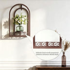 3 Pack Wall Plant Stands, Indoor Plant Holders Apartment, Coffee - Image 3