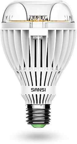 SANSI 350W Equivalent 5500 Lumens LED Light Bulb Super Bright by SANSI