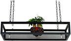 Ceiling Shelf Floating Shelves - Hanging Planters for Indoor Plants Window - Hanging Flower Pot for Wall and Ceiling Mounting - Plant Holder for Bar, Garden, Balcony, Home Decoration ( Size : 140x25x1 by SXBHDM