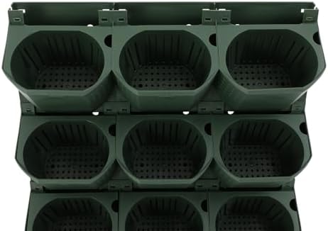 Wall Mounted Wall Planter, 36 Pockets Hanging Wall Planter (Army Green) - Image 7
