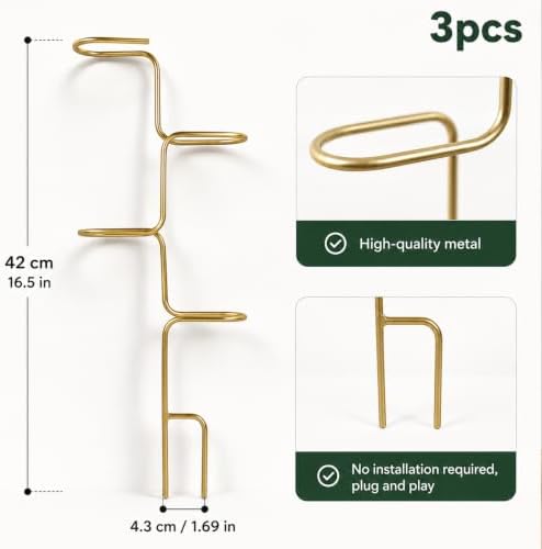 17" Plant Supports for Indoor Plants 3PCS Monstera & Pothos Climber Stakes - Image 2