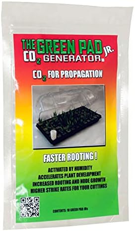 Junior GP6010 Carbon Dioxide CO2 Generator Greenhouse Garden Pad with Humidity Activation for Clone Propagating, 10 Pads by Unknown