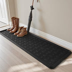 tchdio Durable Rubber Boot Tray and Shoe Mat for Entryway - Heavy Duty Waterproof Shoe Tray Organizer, Non Slip Boot Trays for Front Door, Entryway Muddy Shoes Storage, 16x48 Inches by Tchdio