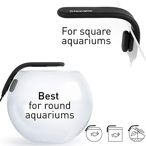 Fish Tank Light - Clip On Aquarium Light - Aquarium Light for Plants - LED Flexible Lamp for Small Aquarium - Yellow 5 Gallon - Image 3