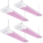 Sunco 4 Pack 2FT LED Grow Light, Full Spectrum, 20W by Unknown
