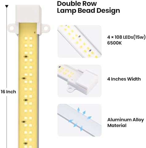 Full Spectrum Grow Strip Lights for Indoor Plants Greenhouse Growing - Image 2
