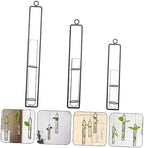 3pcs Glass Wall Hanging Propagation Tubes for Indoor Plants Xmas - Image 4
