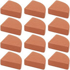 LemonRoad 12 Set Terra Cotta Cement Pot Feet for Outdoor Planters, Sector by Unknown