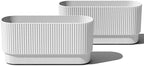 Veradek Demi Series Long Planter - Wide Outdoor Planter by VeradekOutdoor