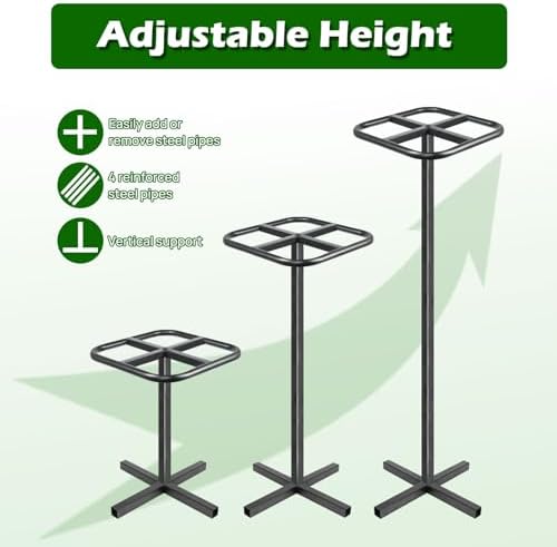 Extra Thick Adjustable Dragon Fruit Trellis, Metal Plant Trellis - Image 4