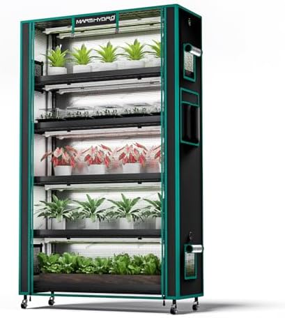 MARS HYDRO 6 Tier Indoor Garden System with 225W Full Spectrum LED Lights by MARSHYDRO
